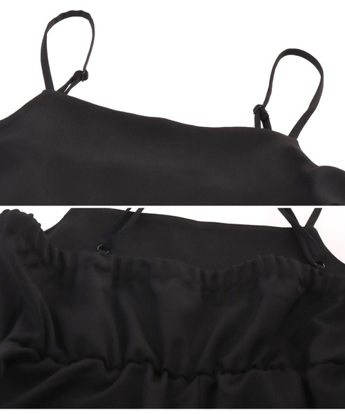 Settimissimo（セッティミッシモ）の「チュールジレ オールインワン セットアップ（つなぎ/オールインワン・レディース・ブラック/ベージュ・FREE）」の15枚目の写真