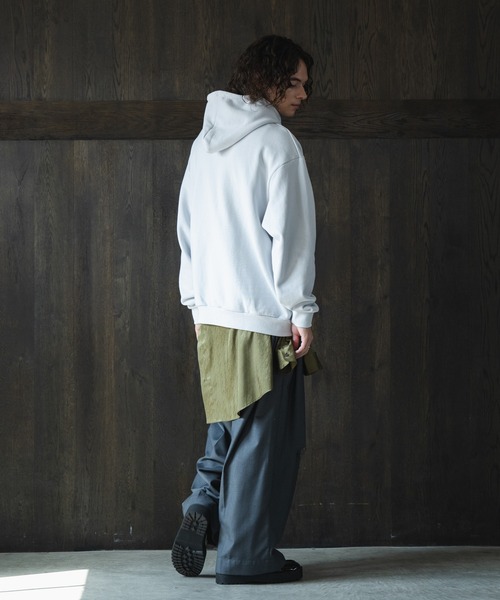 CASPER JOHN（キャスパージョン）の「Casper John × OPENING ACT 530g Heavy weight parker/530g ヘビーウェイトパーカー（パーカー・メンズ・ライトグレー/チャコールグレー/ブラック・X-SMALL/SMALL/MEDIUM/LARGE）」の19枚目の写真