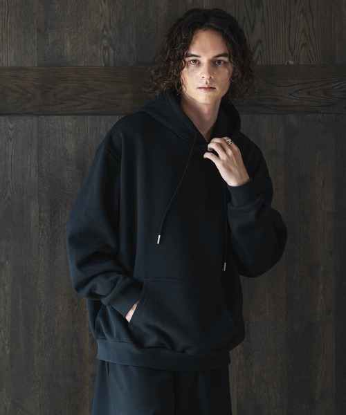 CASPER JOHN（キャスパージョン）の「Casper John × OPENING ACT 530g Heavy weight parker/530g ヘビーウェイトパーカー（パーカー・メンズ・ライトグレー/チャコールグレー/ブラック・X-SMALL/SMALL/MEDIUM/LARGE）」の7枚目の写真