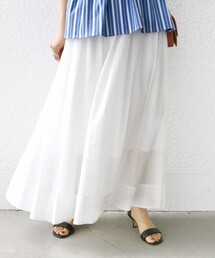 SHIPS | 〈手洗い可能〉ウエスト ゴム ギャザー スカート 2 ◆(スカート)