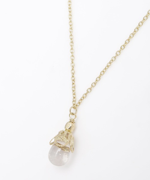 チャイハネ（チャイハネ）の「【チャイハネ】テリティアネックレス（ネックレス・レディース・イエロー/ライトグリーン/ピンク/ブルー/クリア・FREE）」の5枚目の写真