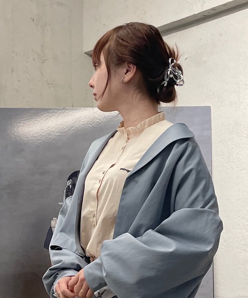 poiregnee（ポワニェ）の「［select］リボンヘアクリップ（バレッタ/ヘアクリップ・レディース・ゴールド/シルバー・FREE）」の3枚目の写真