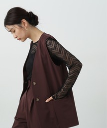 N.（N. Natural Beauty Basic） | ◆【セットアップ対応】Ｖネックジレ(ベスト)