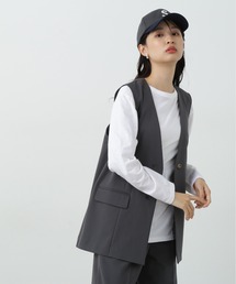 N.（N. Natural Beauty Basic） | ◆【セットアップ対応】Ｖネックジレ(ベスト)