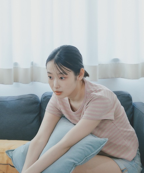 BARRETTA(バレッタ)の「ボーダーTシャツ(Tシャツ/カットソー・レディース・ピンク/グレー/ブラック・FREE)」の19枚目の写真