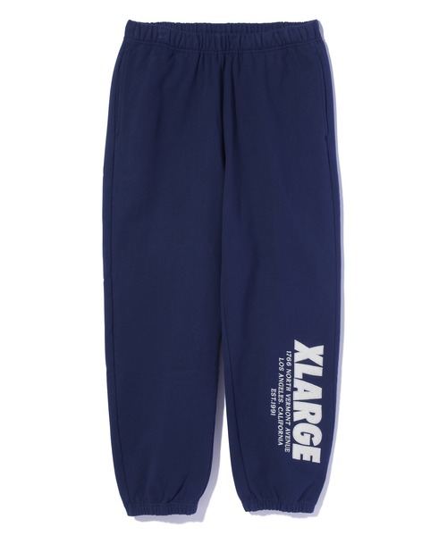 XLARGE(エクストララージ)の「CHENILLE LOGO SWEAT PANTS(スウェットパンツ・メンズ・グリーン/ネイビー/ブラック・L/XL/S/M)」の12枚目の写真