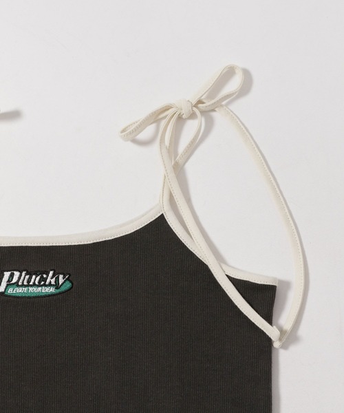 niko and...（ニコアンド）の「ワンポイントリボンキャミソール（キャミソール・レディース・ブルー/オフホワイト/ブラック・FREE）」の13枚目の写真