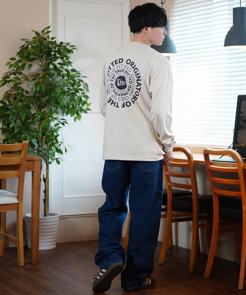 長袖 オーバーサイズド ハーフジップ パフォーマンス Tシャツ