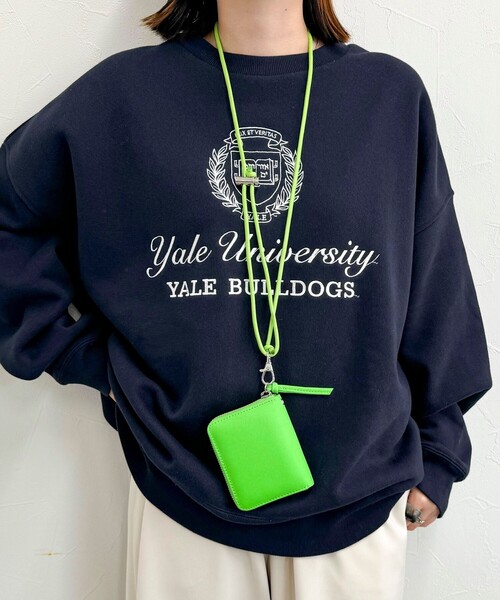 fredy emue(フレディエミュ)の「ストラップ付蛍光レザーウォレット(財布・レディース・オレンジ/イエロー/ライトグリーン/ピンク・FREE)」の2枚目の写真