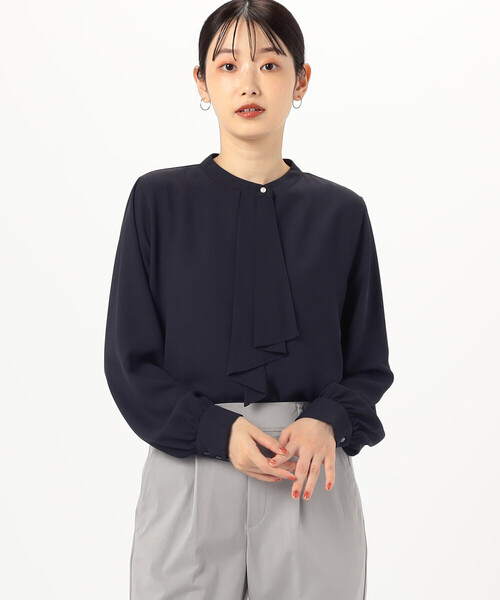 ボウタイ風　ブラウス（長袖） ボウタイ風 ブラウス（長袖） | コムサイズム(COMME CA ISM
