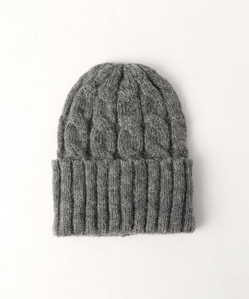 UNITED ARROWS(ユナイテッドアローズ)の「UWBT CABLE ニットキャップ◆(ニットキャップ/ビーニー・レディース・グレー/ネイビー/オフホワイト/ブラック・フリー)」の5枚目の写真