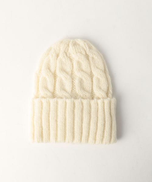 UNITED ARROWS(ユナイテッドアローズ)の「UWBT CABLE ニットキャップ◆(ニットキャップ/ビーニー・レディース・グレー/ネイビー/オフホワイト/ブラック・フリー)」の8枚目の写真