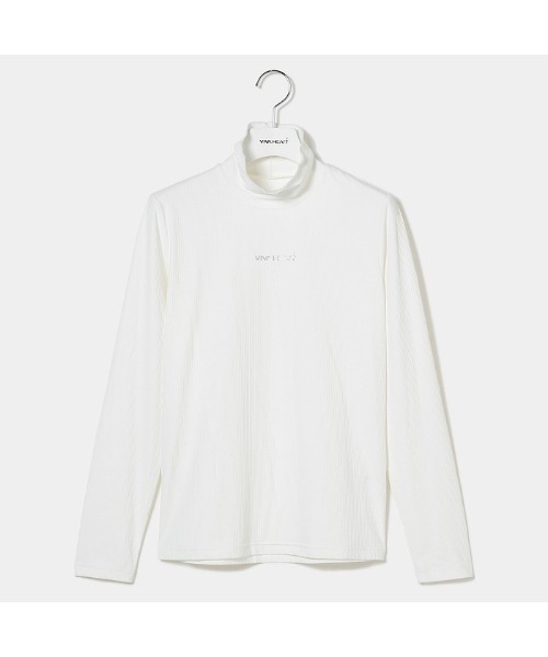【セール】【VIVA HEART/GOLF】ナイロンPUテレコ長袖モックネック（Tシャツ/カットソー）｜VIVA HEART（ビバハート）