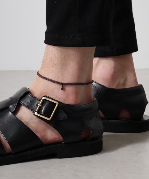 FUNALIVE（ファンアライブ）の「チャームアンクレット（アンクレット・メンズ・オレンジ系/イエロー系/ブルー系/ライトオレンジ系/レッド系3/レッド系2/レッド系1/ターコイズブルー系/ネイビー系3/ライトグリーン系3/ライトグリーン系2/ブラウン系2/ブラウン系1/ホワイト系/ネイビー系1/ライトグリーン系1/ダークグリーン系/ベージュ系2/ブラウン系4/ライトグレー系2/ブラック系3/ブラック系1/ネイビー系2/ベージュ系1/ブラウン系3/グレー系/ライトグレー系1/ブラック系4/ブラック系2・F）」の11枚目の写真