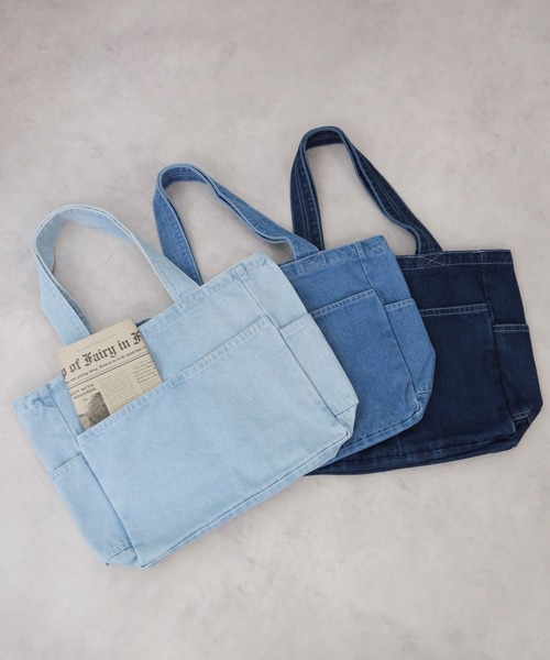 セール】デニムデカトートBAG（トートバッグ）｜pumpkin port