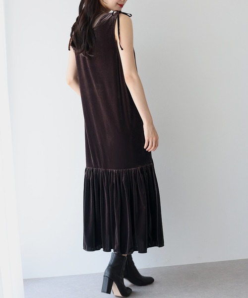 BLUEEAST（ブルーイースト）の「ベロアジャンパースカート（ジャンパースカート・レディース・ブラウン/ブラック/モカ・MEDIUM）」の10枚目の写真