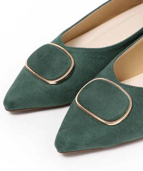 Elura（エルーラ）の「オールバックルパンプス/146400（パンプス・レディース・ベージュ/ピンク/グリーン・LARGE/MEDIUM）」の7枚目の写真