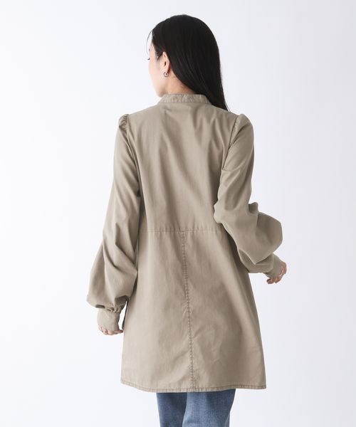 JEANASIS(ジーナシス)の「カコウポケットミニワンピース/146522(ワンピース・レディース・ブラック/ライトベージュ・FREE)」の7枚目の写真