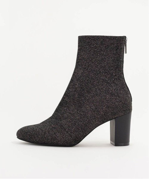 RANDA(ランダ)の「【SUSTAINABLE】ラメニットショートブーツ(ブーツ・レディース・グレイッシュベージュ/シルバー/ブラック・M/L/S/LL)」の21枚目の写真