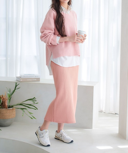 【新品未使用】crewre クルーレ ロービングスラブニットスカート crewre online shop / ロービングスラブニットスカート