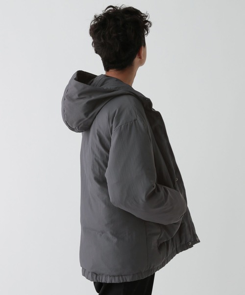 GLOBAL WORK(グローバルワーク)の「エアサーマル撥水フード/AND YUA ANY/115751(ダウンジャケット/コート・キッズ・チャコール/ブラック・150cm/160cm)」の15枚目の写真