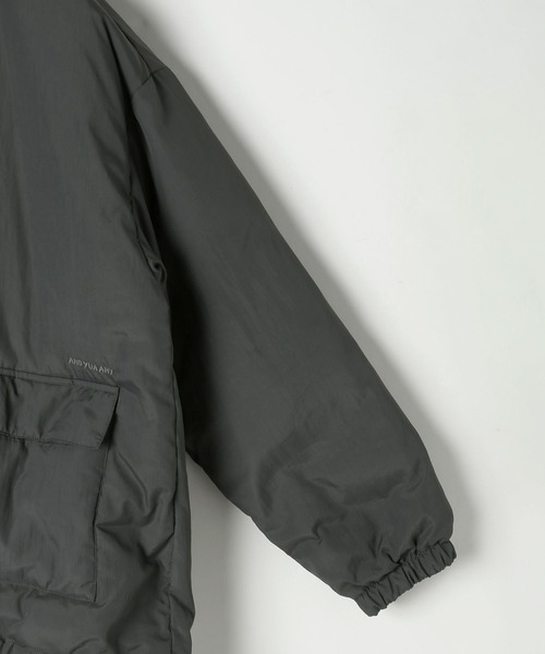 GLOBAL WORK(グローバルワーク)の「エアサーマル撥水フード/AND YUA ANY/115751(ダウンジャケット/コート・キッズ・チャコール/ブラック・150cm/160cm)」の21枚目の写真