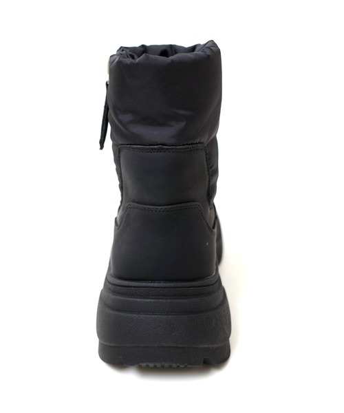 撥水・防寒スノーブーツ/厚底スニーカーソールショートブーツ（ブーツ