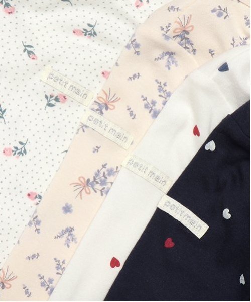 petit main（プティマイン）の「【プティプラ】GIRLS長袖T（Tシャツ/カットソー・キッズ・キナリ/ネイビー/ラベンダー/チャコール/ピンク/オフホワイト/クリーム/アイボリー/ライトピンク/ブラック・90cm/100cm/110cm/120cm/130cm/80ｃｍ）」の22枚目の写真