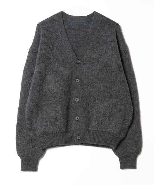 crepuscule（クレプスキュール）の「crepuscule L-G Cardigan (2403-021)（カーディガン/ボレロ・メンズ・チャコールグレー/アイボリー・2/1）」の2枚目の写真