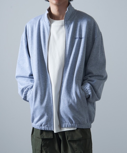 MAISON CLUB(メゾンクラブ)の「【MAISON CLUB】ワンポイント刺繍フルジップトラックスウェット LESS IS MORE(ジャージ・メンズ・ブラック/グレー/ネイビー・M/XL/L)」の20枚目の写真