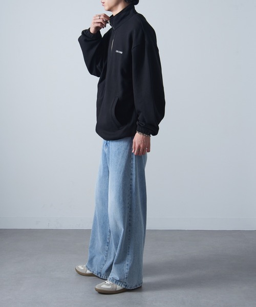 MAISON CLUB(メゾンクラブ)の「【MAISON CLUB】ワンポイント刺繍フルジップトラックスウェット LESS IS MORE(ジャージ・メンズ・ブラック/グレー/ネイビー・M/XL/L)」の14枚目の写真
