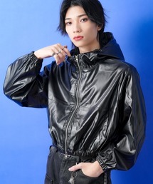d.i.a. フード付きクロップドジャケット パーカージャケット マウンテンパーカー メンズ パーカー ジャケットフード付き 秋