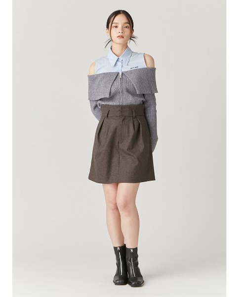 FRAY I.D（フレイアイディー）の「【pierre cardin】シャツコンビ