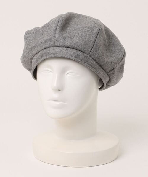 improves（インプローブス）の「ウール混 ベレー帽（ハンチング/ベレー帽・メンズ・ブラック/グレー・FREE）」の4枚目の写真