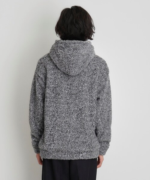 THE SHOP TK （ザ ショップ ティーケー ）の「◆ボアフリースプルオーバーパーカー（パーカー・メンズ・ブラック/ブラウン系その他/チャコールグレー・02/03）」の18枚目の写真