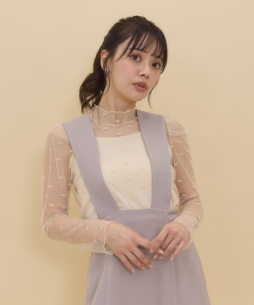 REDYAZEL（レディアゼル）の「【セットアップ可能】2wayレングスウーリッシュジャンパースカート（ジャンパースカート・レディース・ダークブラウン/ブルー/ベージュ・SMALL/MEDIUM）」の7枚目の写真