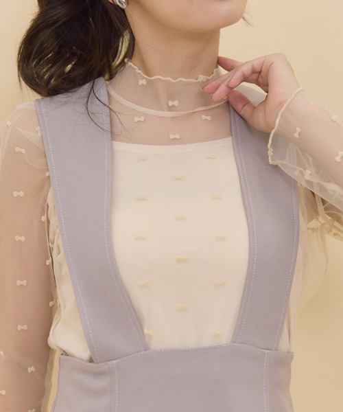 REDYAZEL（レディアゼル）の「【セットアップ可能】2wayレングスウーリッシュジャンパースカート（ジャンパースカート・レディース・ダークブラウン/ブルー/ベージュ・SMALL/MEDIUM）」の8枚目の写真