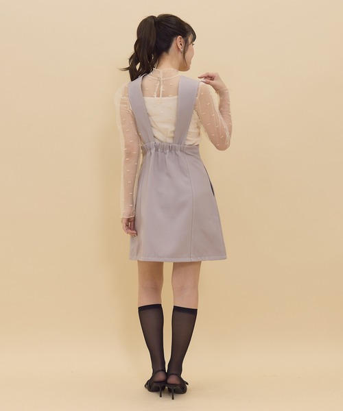 REDYAZEL（レディアゼル）の「【セットアップ可能】2wayレングスウーリッシュジャンパースカート（ジャンパースカート・レディース・ダークブラウン/ブルー/ベージュ・SMALL/MEDIUM）」の21枚目の写真