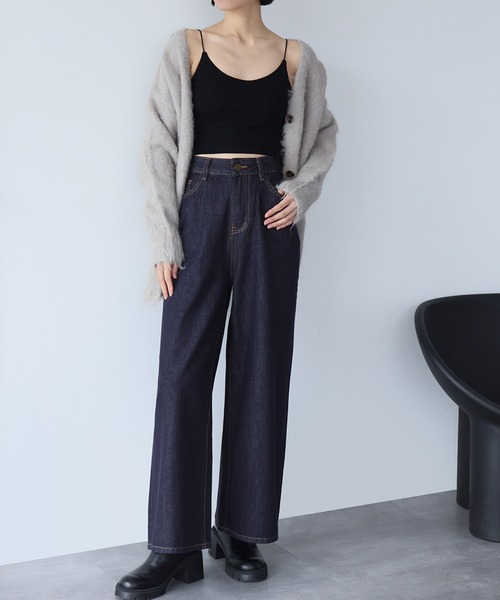 国内配送【LOEWE】ハイウエスト パンツ 中古・古着通販】LOEWE (ロエベ) 23SS ロゴ パッチ ハイウエスト