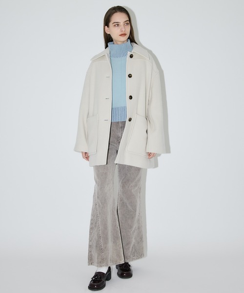 ステンカラーミドルコート（ステンカラーコート）｜PUBLIC TOKYO