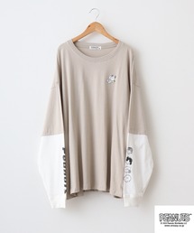PEATNUTS フェイクレイヤードTシャツ