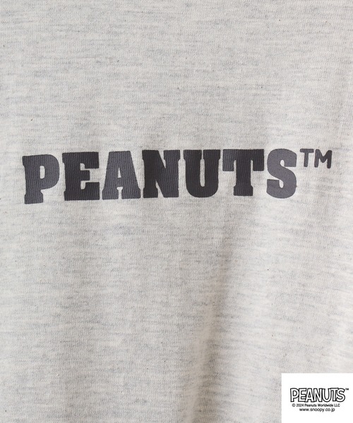 PEANUTS（ピーナッツ）の「PEATNUTS フェイクレイヤードTシャツ（Tシャツ/カットソー・メンズ・グリーン系その他/ブルー系その他/イエロー系その他/グレー系その他/アイボリー系/ブラック系その他・M/L/LL）」の15枚目の写真