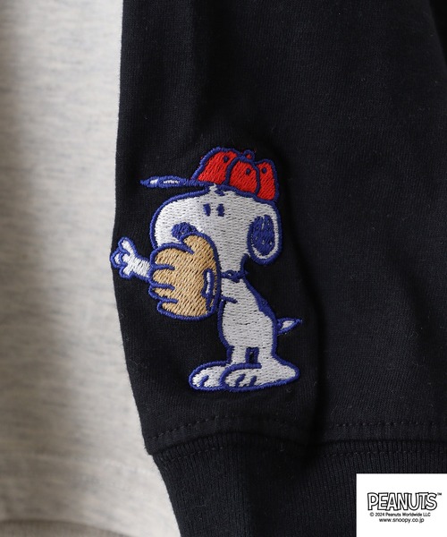 PEANUTS（ピーナッツ）の「PEATNUTS フェイクレイヤードTシャツ（Tシャツ/カットソー・メンズ・グリーン系その他/ブルー系その他/イエロー系その他/グレー系その他/アイボリー系/ブラック系その他・M/L/LL）」の18枚目の写真