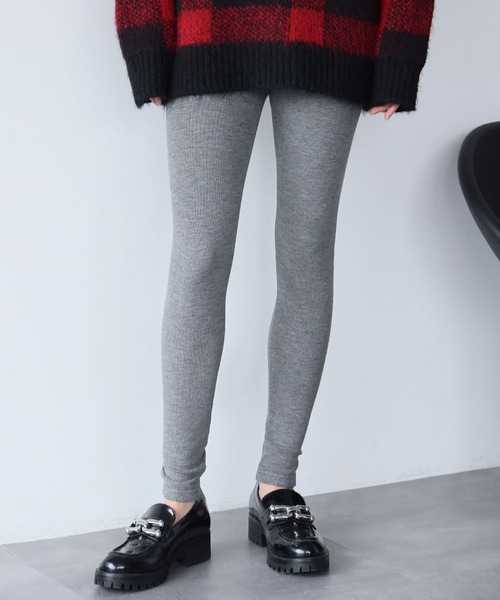 セール】裏起毛レギンス（レギンス/スパッツ）｜LOWO（ロワ）の