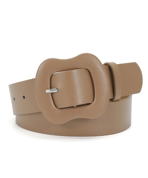 VIBGYOR Women（ヴィブジョー　ウィメン）の「【urge select】シンプル カラーベルト【10色展開】（ベルト・レディース・ホワイト/ブラック/ダークベージュ/グリーン/アイボリー/ライトパープル/ピンクベージュ/ブラウン/ピンク/イエロー・FREE）」の5枚目の写真