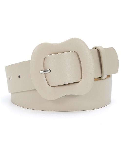 VIBGYOR Women（ヴィブジョー　ウィメン）の「【urge select】シンプル カラーベルト【10色展開】（ベルト・レディース・ホワイト/ブラック/ダークベージュ/グリーン/アイボリー/ライトパープル/ピンクベージュ/ブラウン/ピンク/イエロー・FREE）」の3枚目の写真