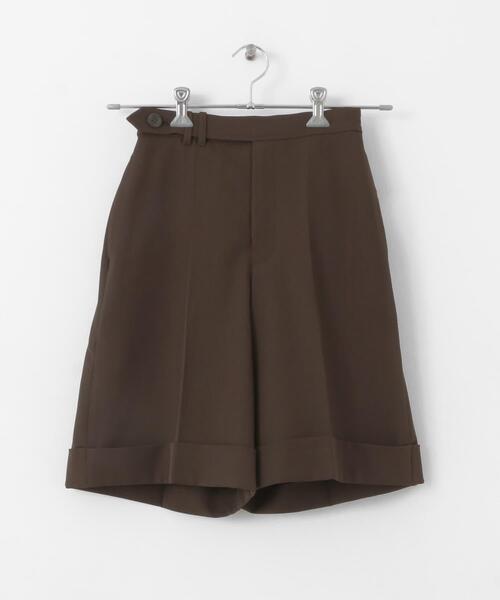 SENSE OF PLACE by URBAN RESEARCH（センスオブプレイスバイアーバンリサーチ）の「ダブルバミューダパンツ（その他パンツ・レディース・チャコールグレー/ブラウン/アイボリー・SMALL/MEDIUM）」の16枚目の写真