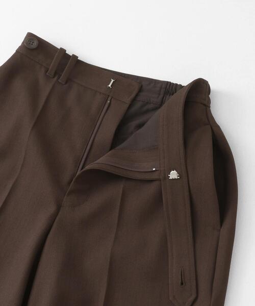 SENSE OF PLACE by URBAN RESEARCH（センスオブプレイスバイアーバンリサーチ）の「ダブルバミューダパンツ（その他パンツ・レディース・チャコールグレー/ブラウン/アイボリー・SMALL/MEDIUM）」の15枚目の写真