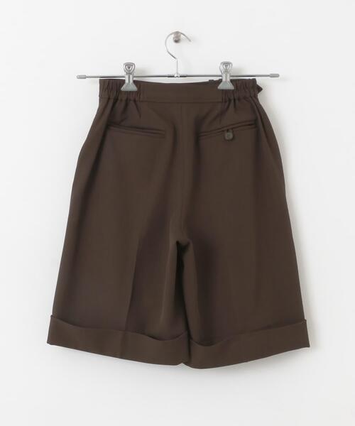 SENSE OF PLACE by URBAN RESEARCH（センスオブプレイスバイアーバンリサーチ）の「ダブルバミューダパンツ（その他パンツ・レディース・チャコールグレー/ブラウン/アイボリー・SMALL/MEDIUM）」の14枚目の写真