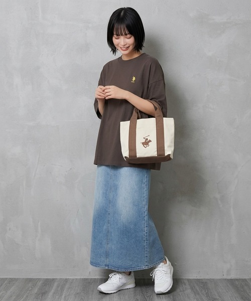 BEVERLY HILLS POLO CLUB(ビバリーヒルズポロクラブ)の「【BEVERLY HILLS POLO CLUB / ビバリーヒルズポロクラブ】16ozキャンバスロゴ刺繍ミニトートバッグ(トートバッグ・レディース・ホワイト系1/ホワイト系2/サックスブルー/ホワイト系3/ホワイト系4/ブラック・FREE)」の22枚目の写真